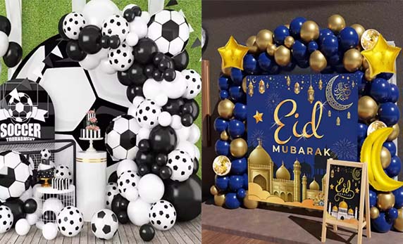 Galime pritaikyti balionų grandines