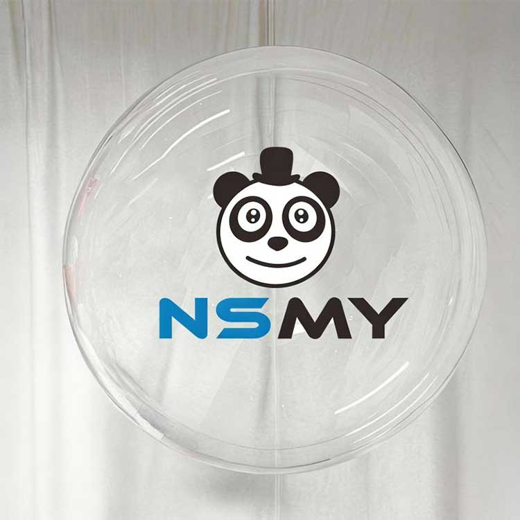 48 colių apvalūs skaidrūs Bobo balionai