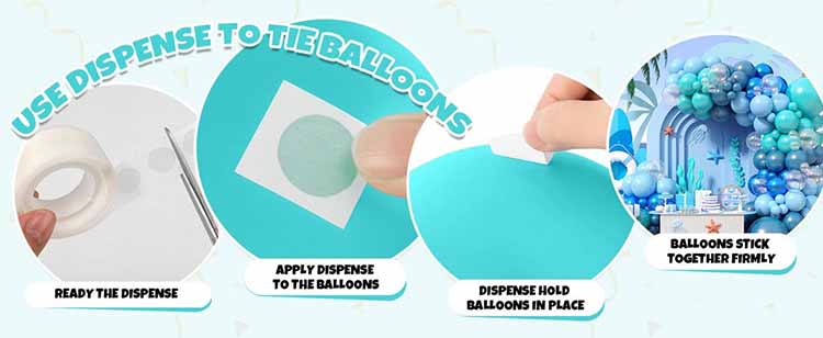 use-dispense to tie balloons