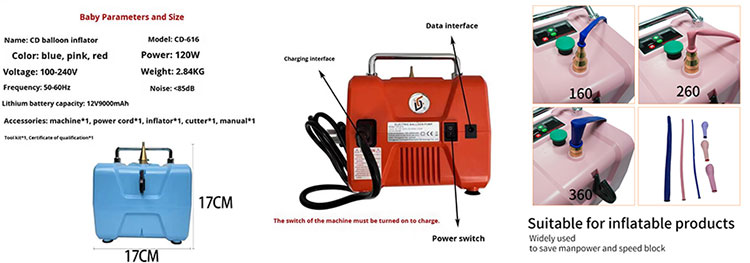 buy CD 616 Electric Balloon Inflator discount