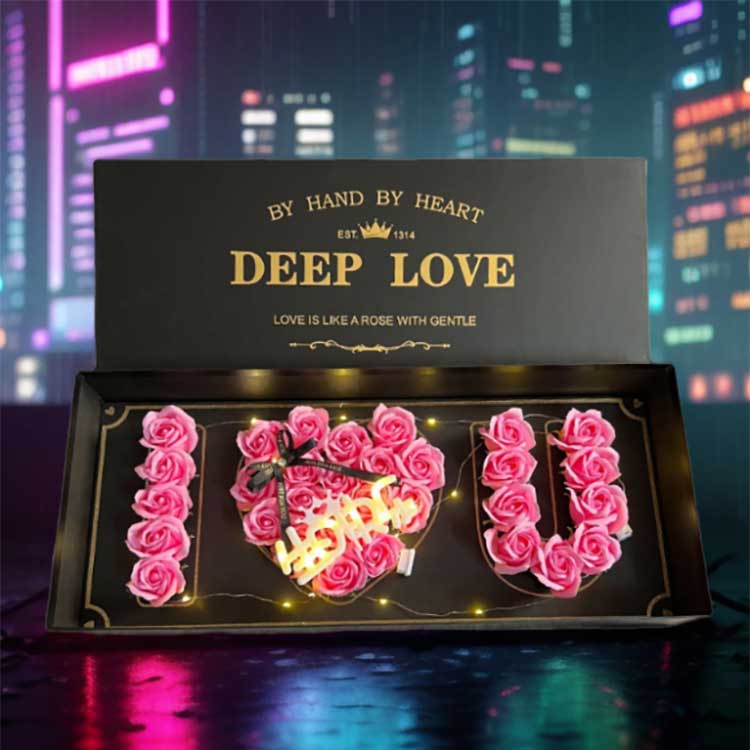 Rožių dovanų dėžutės