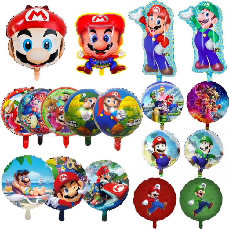 „Super Mario“ teminis folijos balionas